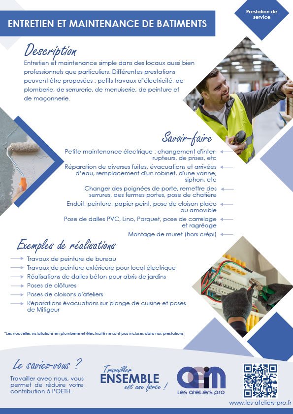 Blanchisserie - Prestation de service - Aeim