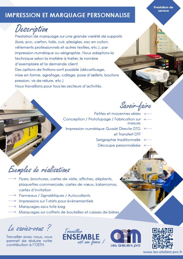 Blanchisserie - Prestation de service - Aeim